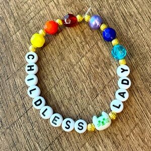 Childless Cat Lady Bracelet